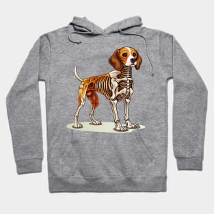 Skeleton Beagle Dog Hoodie